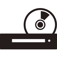 DVDビデオレコーダーのイラスト